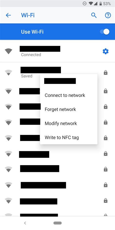 write wifi to nfc missing 